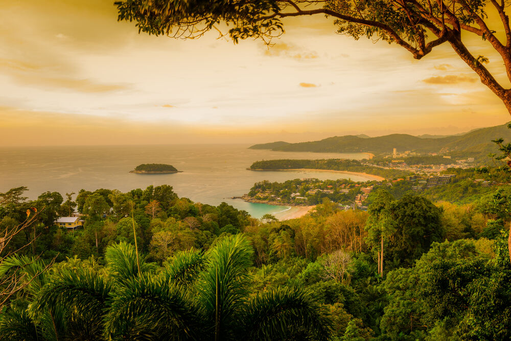 Landscape of Phuket taken from Karon Viewpoint