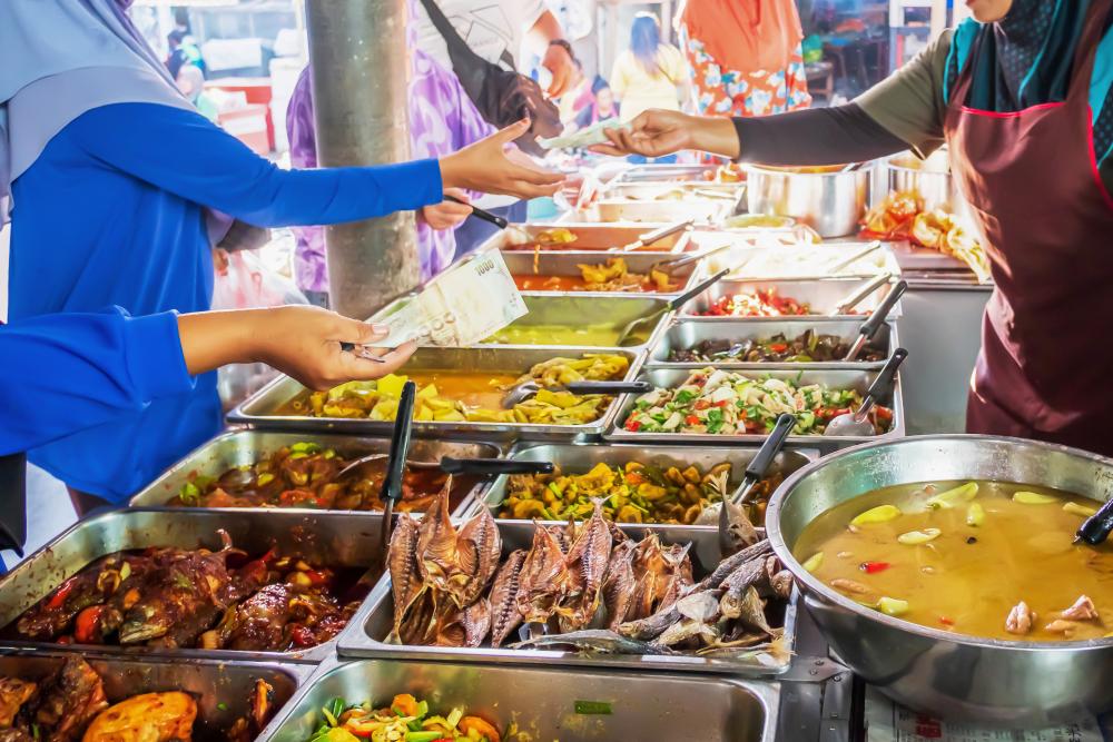 A traditional Muslim shop in Phuket selling halal Thai food