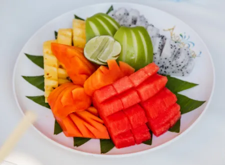 Experience the taste of seasonal fresh fruits in Phuket for a refreshing treat at Andamanda.