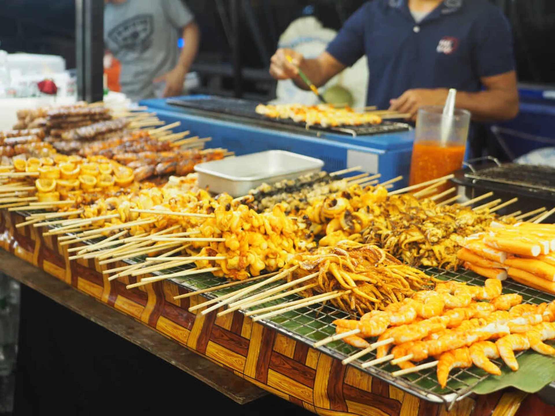 An array of street food in Patong, Phuket 